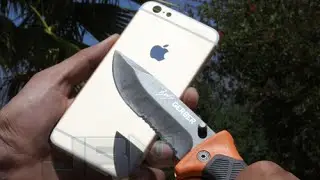 iPhone 6 Scratch Test & Knife Test, First Look At iPhone 6