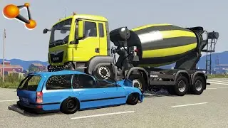 BeamNG.drive - Traffic Fails Oncoming Cars