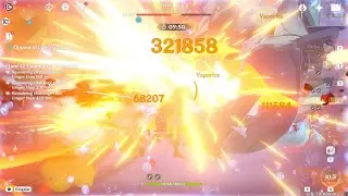 14 SEC DILUC C6R5 VS Tulpa 12-3-1 Spiral Abyss Genshin Impact