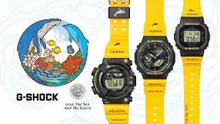 アイサーチ・ジャパン コラボレーションモデル2023🐬🐋｜LOVE THE SEA AND THE EARTH：CASIO G-SHOCK