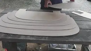 カナディアンカヌーを杉材で作ります。その１