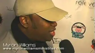 Myron Williams interviews @ Urban Soul Cafe's 2011 Stellar Awards Event