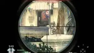 two kills with one sniper shot on black ops Hazard ps3