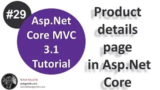 (#29) Design and develop a product detail page in asp.net core  | Asp.Net Core tutorial