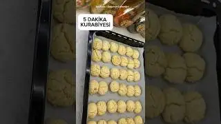 Hindistan cevizli 5 DAKİKA KURABİYESİ #shorts #short #shortsviral #recibe