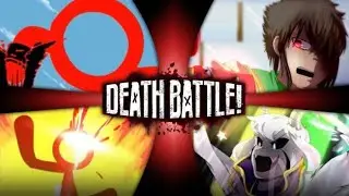 “Coding Error” - TDL and TCO vs Asriel and Chara (AvA vs Glitchtale) - DEATH BATTLE! Mockup