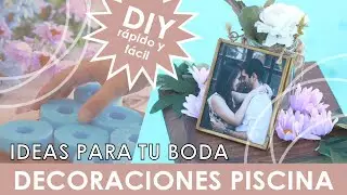 Ideas fáciles para decorar la piscina en tu boda que tú misma puedes hacer 😎💦 | Manualibodas