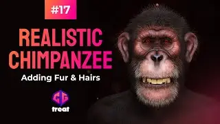 Master Zbrush: Realistic Chimpanzee Creation - Adding Fur & Hairs