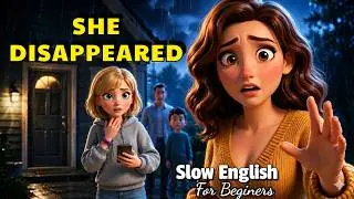 Before Sarah Disappeared | English Listening Practice for Beginners (A2 Level)
