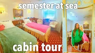 semester at sea cabin tour 🛳 outside double!