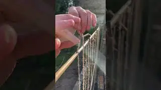 Falls du mal nen Faden spannen musst, nimm ein Stöckchen und mach DAS #diy #gardeningtip #lifehacks