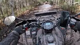 Rusagonis ATV Club Run Oct 2020 New Brunswick Canada.