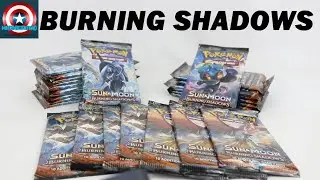 Opening 25 Pokémon Burning Shadows Booster Packs!