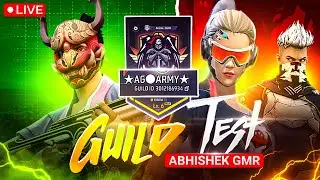 🔴 FREE FIRE LIVE - GUILD TEST CUSTOM ROOM | Join Fast! | 