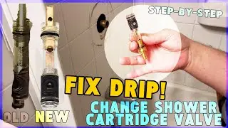 How To CORRECTLY Remove & Install SHOWER CARTRIDGE - Valve Replacement (Moen 1225) KEY TIPS!!