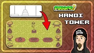 Anyone Could Make This Simple Game! (Hanoi Tower in Python/Pygame)