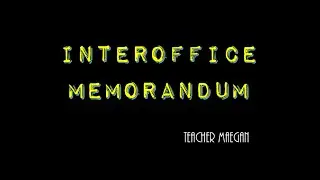 Interoffice Memo in a 5-minute Discussion