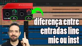 Entradas de linha, mic e instrumento...quais as diferenças? JOGO RÁPIDO 