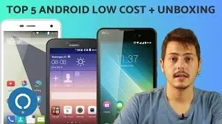 TOP 5 teléfonos Android LOW COST + UNBOXING