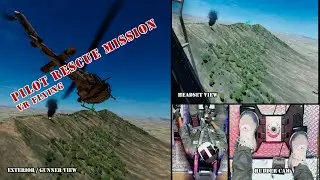 DCS - Pilot Rescue Mission in the Huey #metaquest3