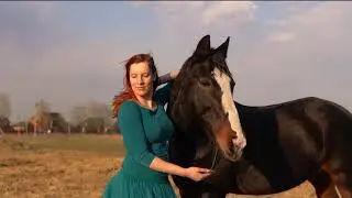 Мотопутешествие. На мотоцикле к лошади. Cinematic Sony 7III. Ride motorcycle to visit horse.