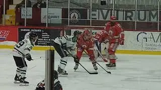 Derek Parker gooning it up against Jonquiere, Feb 3rd 2023