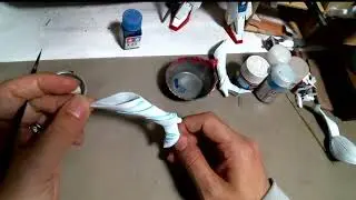 1/6ハルル・アジバ製作13ブーツ塗装【模型製作実況＆雑談】#伝説巨神イデオン