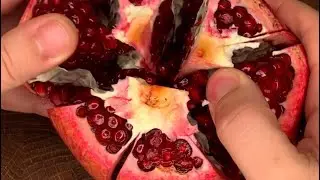 How to quickly peel a pomegranate