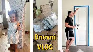 DNEVNI VLOG l Shopping, pokloni za komšije, pripreme za uredjenje sobe…
