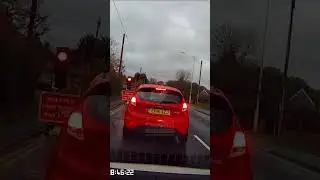 Two cars, one red light, zero f**ks given 🚗🚗  #redlightrunners #ukdashcam