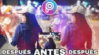 Cómo EDITAR en PICSART | INCREÍBLE EFECTO TUMBLR | COMO USAR PICSART SENCILLO 🌄