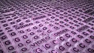Движущийся пол из кубиков Video Order 😉