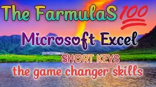 📊 Microsoft Excel Formula & Shortcuts – Complete Guide 