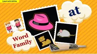 at family words | at family words with pictures | at family cvc words | at family three letter words