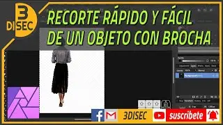 07 Affinity Photo: Recorte rápido y fácil de un objeto con Brocha