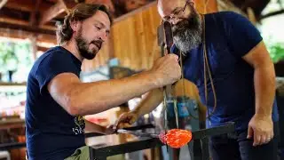 DIY Glassblowing at the PA Ren Faire with Dragon’s Breath Glassworks!