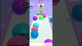 ! Ball Run 2048 ! 🌏 Infinity Gameplay #shorts #ballrun2048