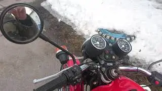 Ява 350 638 0 00, JAWA 350 после восстановления. Прогревочные обороты.