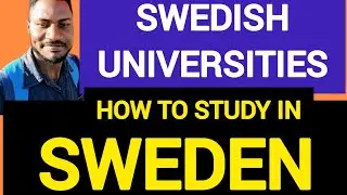 HOW TO APPLY TO SWEDEN|| SWEDISH UNIVERSITIES IN 2022|STEP BY STEP GUIDE
