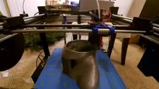 Timelapse of a Moai Statue on my custom Core XY 3d printer