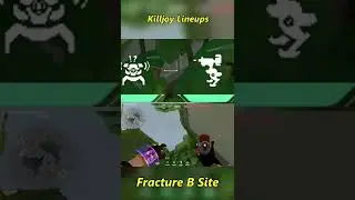 Valorant - Killjoy Lineups Fracture B Site