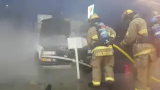 Abusive Owner, Firefighter Struggle Responding to Burning Truck