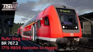 1515 RE16 Hagen Hbf to Siegen Hbf - Ruhr-Sieg Nord - BR 767.2 - Train Sim World 2020