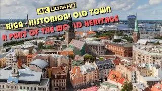RIGA  - Historical old town // 4K Walking Tour #3
