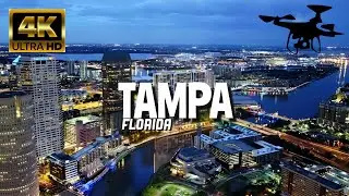 Tampa, Florida In 4K By Drone - Amazing View Of Tampa, Florida
