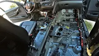Что если затопить BMW F30 BMW E39 проводка и полы в шоке !