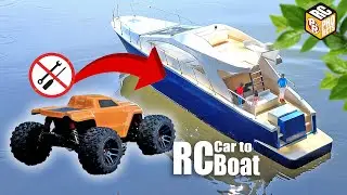 How to Make RC Boat with RC Car : Without Disassembly!