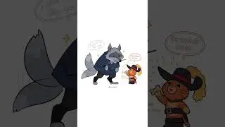 Озвучка комиксов Кот в сапогах | Shorts