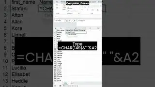 How to Put Bullets in Excel | Excel Best tricks 😎 