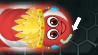 Wormate.io Lucky With New Skin Update Valentine Legendary Pro Skill Ever Wormateio Epic Gameplay !!